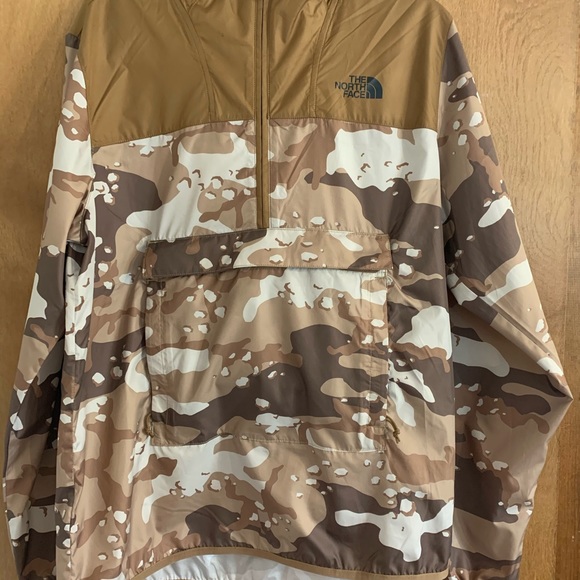 North Face Desert Camo Pullover Jacket 
